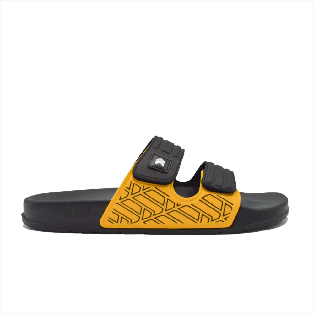 AH157M_BLACK-YELLOW_A Slippers – Image 1